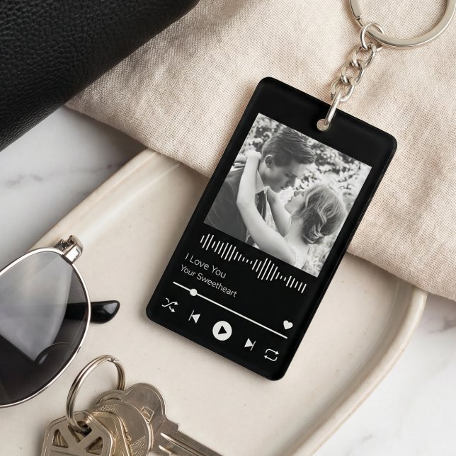 Couples Wedding Anniversary Music Player Key Ring (Creator Uploaded)