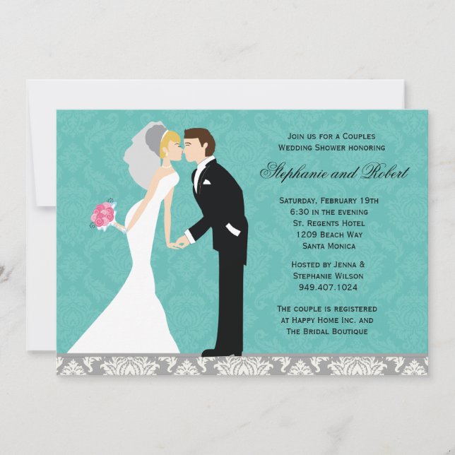 Couples Wedding Shower Invitation (Front)