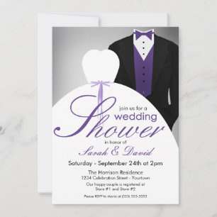 Couples Wedding Shower Invitations