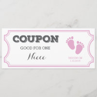 Coupon for one Niece Baby Announcement