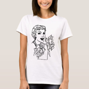 Coupon Money Lady - Add Your Text T-Shirt
