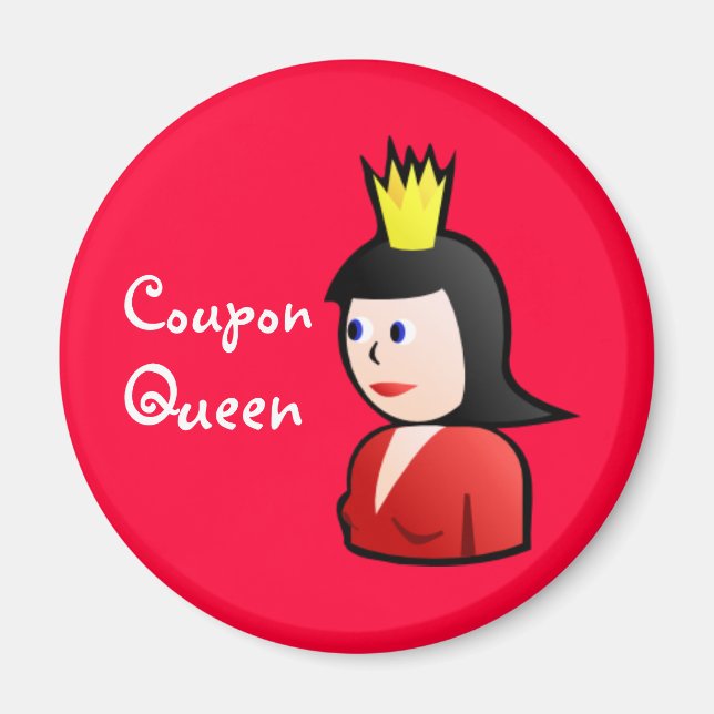 Coupon Queen Magnet (Front)
