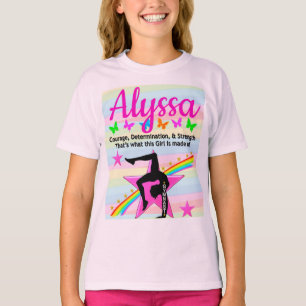 COURAGE AND STRENGTH GYMNASTICS DESIGN T-Shirt