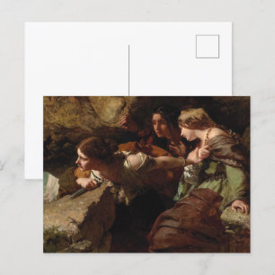 Courage, Anxiety and Despair, Watching the Battle Postcard