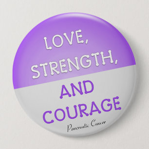 Courage Badge Pancreatic Cancer (Purple)