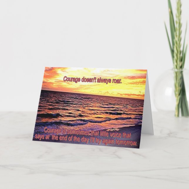 Courage Card (Front)