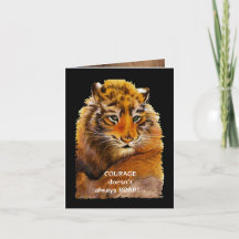 Courage doesn't always ROAR