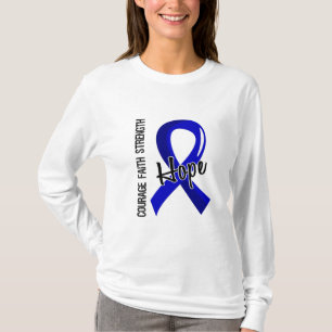 Courage Faith Hope 5 Huntington's Disease T-Shirt