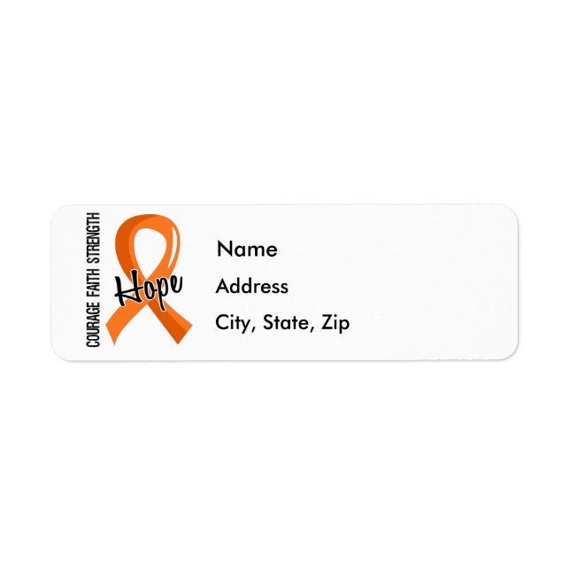 Courage Faith Hope 5 Multiple Sclerosis (Front)