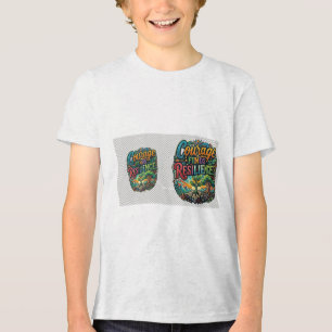 Courage Finds Resilience T-Shirt Tri-Blend Shirt