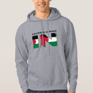 COURAGE IS MADE IN PALESTINE Free Palestine Hoodie
