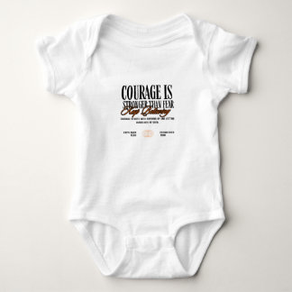 Courage is Stronger than Fear Baby Bodysuit
