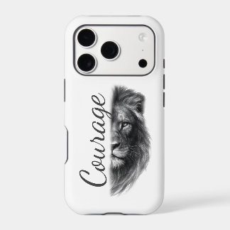 Courage Lion Artistic Minimal-