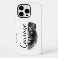 Courage Lion Artistic Minimal-