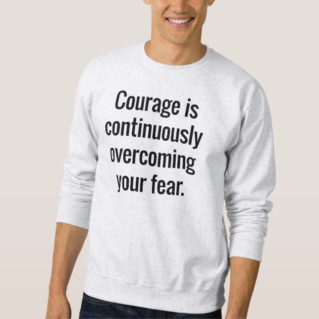 Courage Men's Basic Sweatshirt (Front)