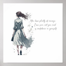 Courage Motivational Art