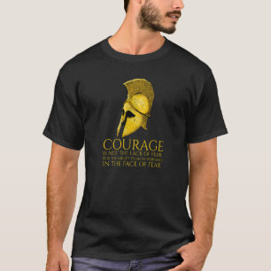 Courage Motivational & Inspirational Ancient Gree T-Shirt