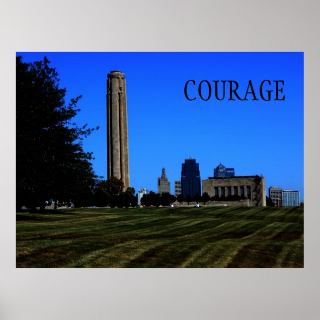 Courage Motivational Poster (Front)