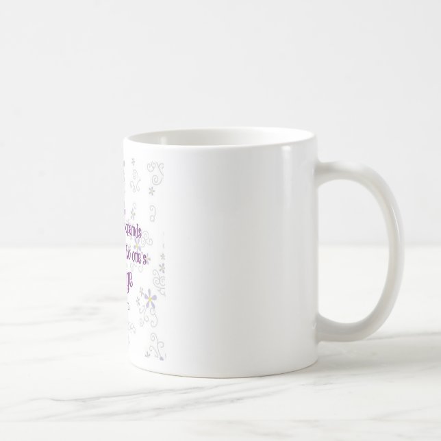 Courage Nin Quote Coffee Mug (Right)