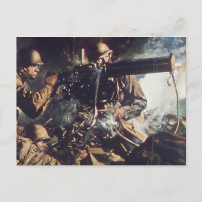 Courage on Battlefield Postcard (Front)