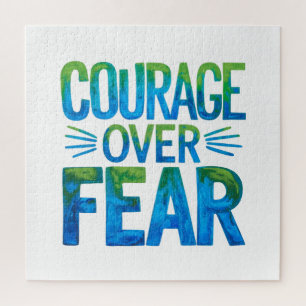 Courage over fear jigsaw puzzle