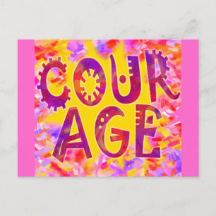 Courage Postcard