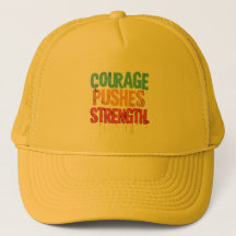 Courage Pushes Strength 