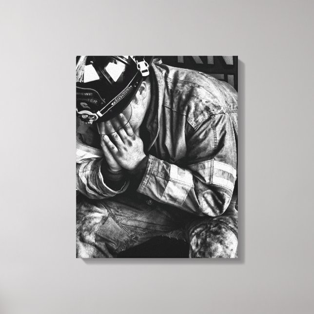 Courage Stretched Canvas Print (Front)
