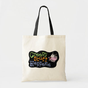 Courage the Cowardly Dog Creepy Stuff Happens Tote Bag