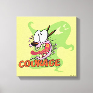 Courage the Cowardly Dog   Ghost Graphic Canvas Print
