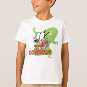 Courage the Cowardly Dog Ghost Graphic T-Shirt