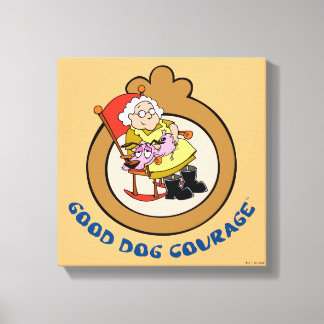 Courage the Cowardly Dog | Good Dog Courage Canvas Print