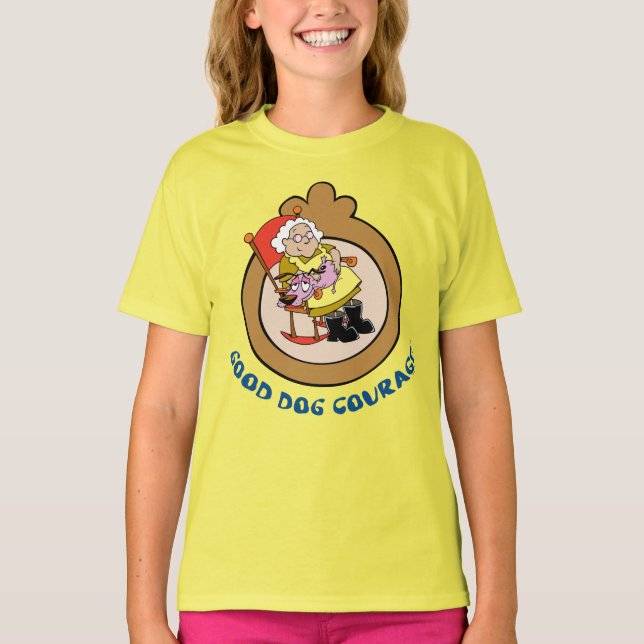 Courage the Cowardly Dog | Good Dog Courage T-Shirt (Front)