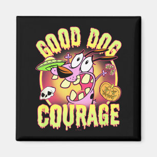 Courage The Cowardly Dog Halloween Good Dog Magnet