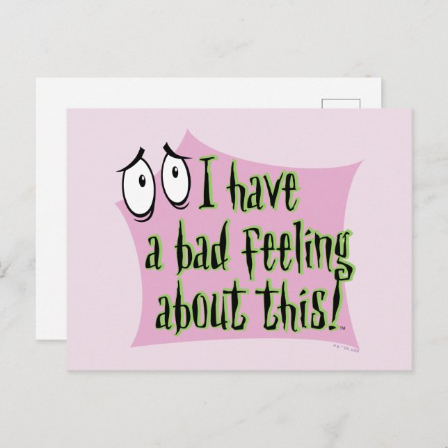 Courage the Cowardly Dog | I Have a Bad Feeling… Postcard (Front/Back)