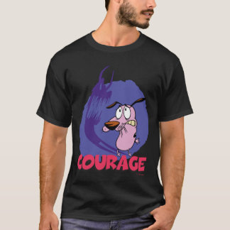 Courage the Cowardly Dog | Shadow Graphic T-Shirt
