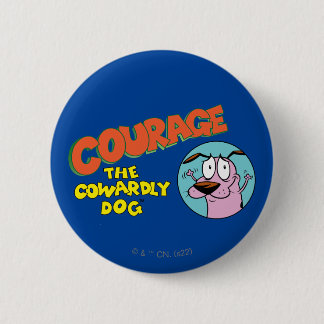 Courage the Cowardly Dog | Show Logo 6 Cm Round Badge