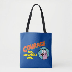 Courage the Cowardly Dog Show Logo Tote Bag