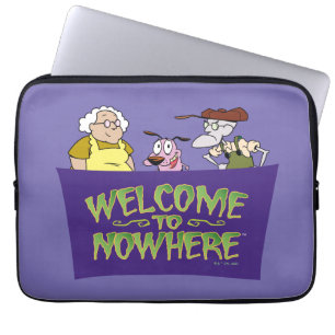 Courage the Cowardly Dog   Welcome To Nowhere Laptop Sleeve