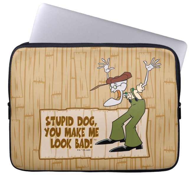 Courage the Cowardly Dog | You Make Me Look Bad! Laptop Sleeve (Front)