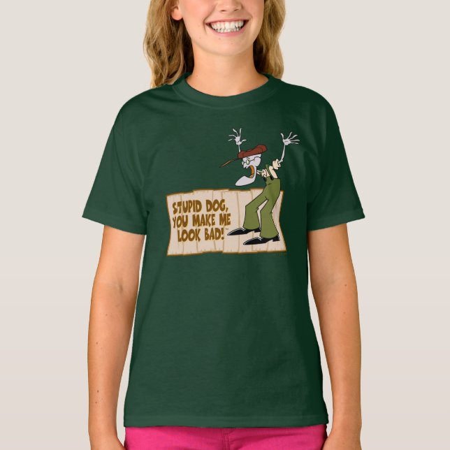 Courage the Cowardly Dog | You Make Me Look Bad! T-Shirt (Front)