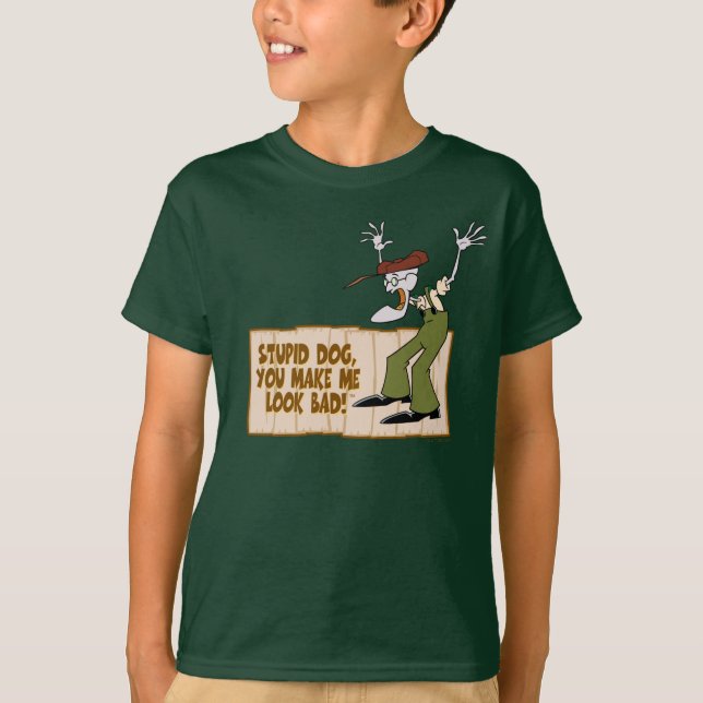Courage the Cowardly Dog | You Make Me Look Bad! T-Shirt (Front)