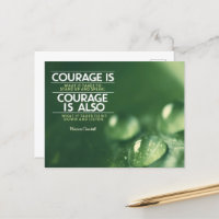 "Courage" Winston Churchill Inspirational Quote