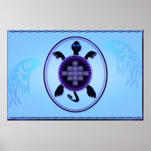 Courageous Turtle Yardsign Poster