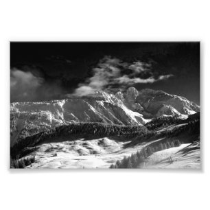 Courchevel 3 Valleys French Alps France Photo Print