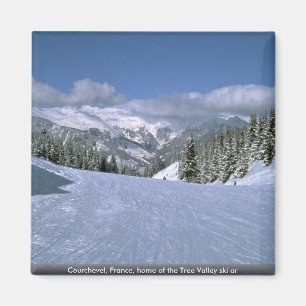 Courchevel, France, home of the Tree Valley ski ar Magnet