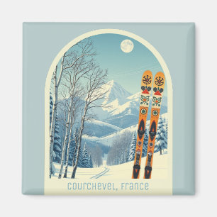 Courchevel France ski holiday souvenir Magnet