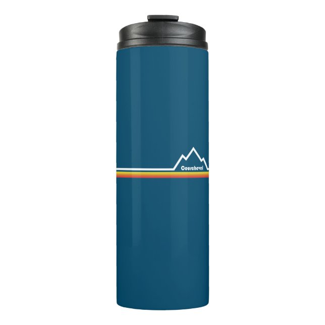 Courchevel France Thermal Tumbler (Front)