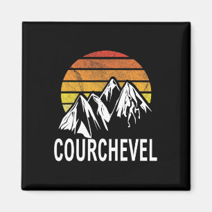 Courchevel Les Trois Vallees France Ski Snowboardi Magnet