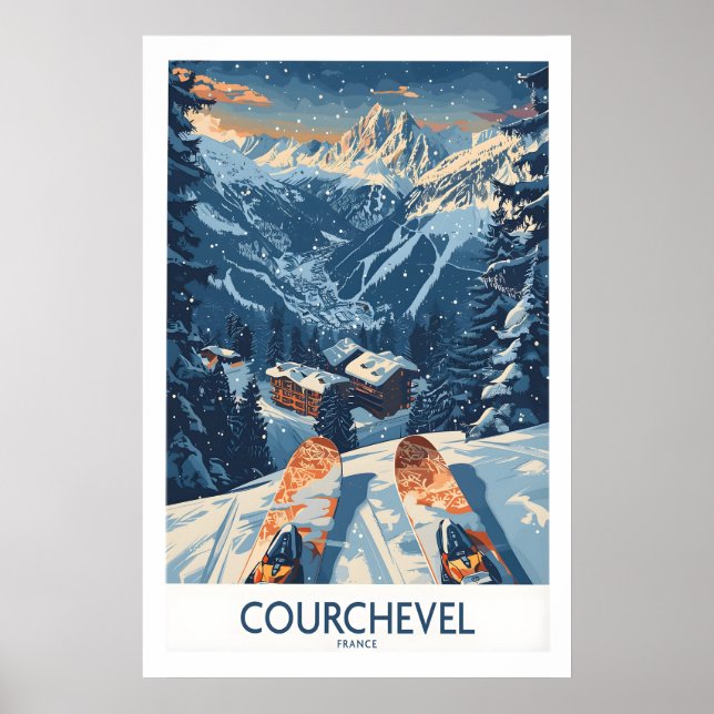 Courchevel Poster France 1 (Front)